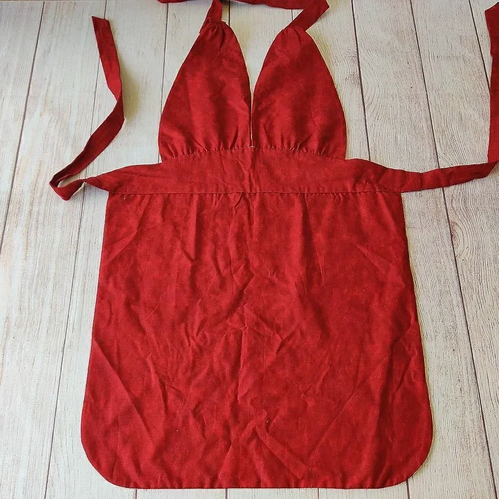 Skeletons and Roses Retro Hostess Apron